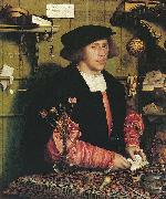 Hans holbein the younger Portrait of the Merchant Georg Gisze oil on canvas